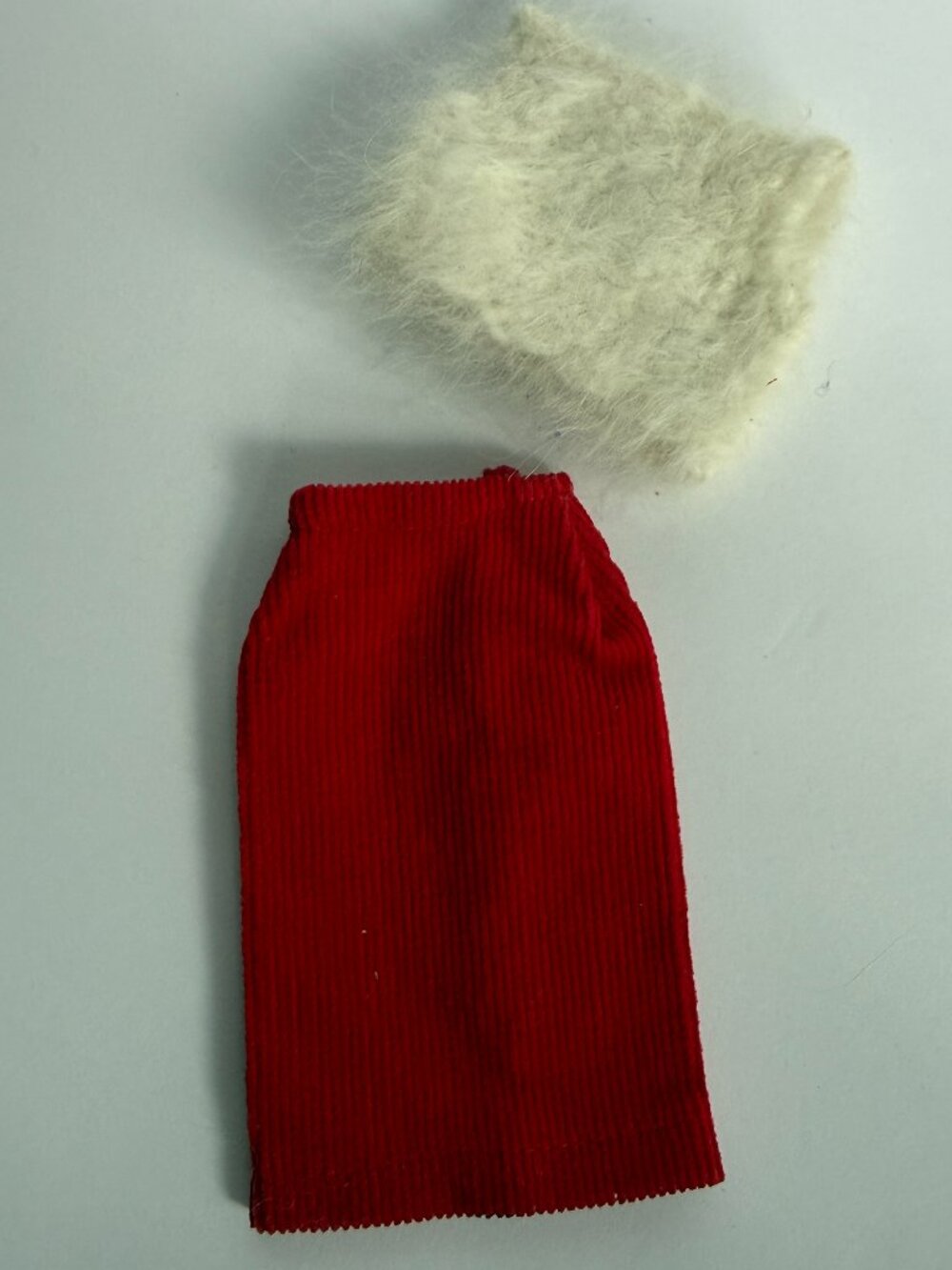 Vintage Barbie size outfit red skirt